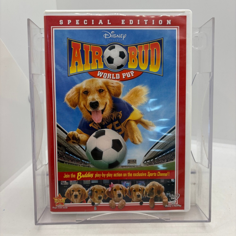 Disney Air Bud World Pup Special Edition DVD 2010 Soccer Movie 786936799361